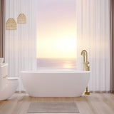 Koko Freestanding Acrylic Bath, 1680mm, Matt White