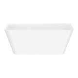 Delta Back-To-Wall Acrylic Bath, Gloss White, 1500mm