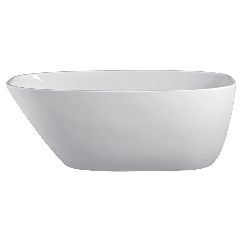 Athenia Freestanding Acrylic Bath, Gloss White, 1700mm