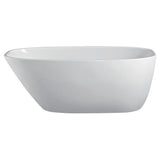 Athenia Freestanding Acrylic Bath, Gloss White, 1700mm
