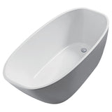Athenia Freestanding Acrylic Bath, Gloss White, 1700mm