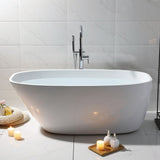 Athenia Freestanding Acrylic Bath, Gloss White, 1700mm