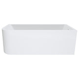 Hustle Left-Hand Multi-Fit Acrylic Bath with Overflow, 1700mm