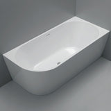 Isabella Left-Hand Acrylic Corner Bath with Overflow, Gloss White, 1700mm