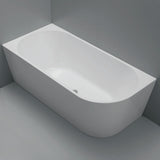 Isabella Right-Hand Acrylic Corner Bath, Matt White, 1700mm