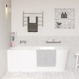 Isabella Right-Hand Acrylic Corner Bath with Overflow, Gloss White, 1700mm