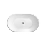 Austin Freestanding Acrylic Bath with Overflow, 1200mm