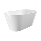 Austin Freestanding Acrylic Bath with Overflow, 1400mm