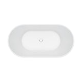 Eleanor Freestanding Acrylic Bath with Overflow, 1500mm