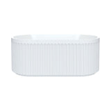 Eleanor Fluted Freestanding Acrylic Bath, 1500mm