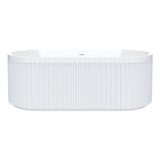 Eleanor Freestanding Acrylic Bath with Overflow, 1700mm