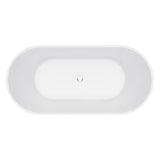Eleanor Fluted Freestanding Acrylic Bath, 1700mm