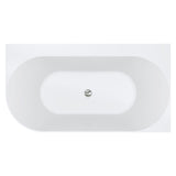 Chloe Left-Hand Acrylic Corner Bath with Overflow, 1400mm