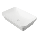 An image of Timberline's George Basin 600mm White Gloss