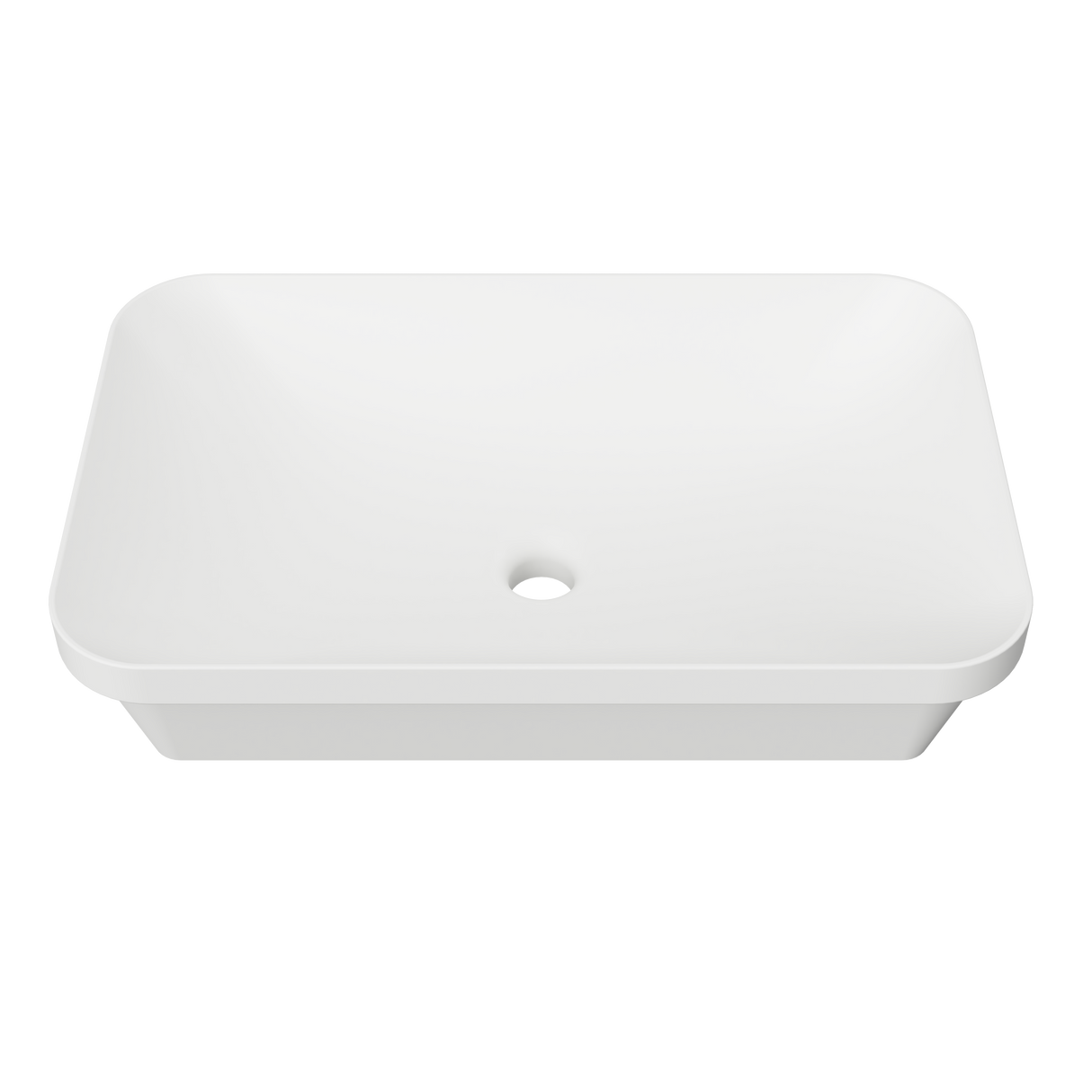 An image of Timberline's George Basin 600mm White Matt