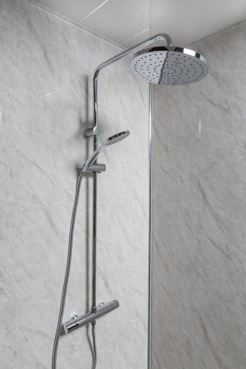 Graphite Gloss Wet Wall Panel - 2400mm (h) x 1000mm (w) x 10mm (d)