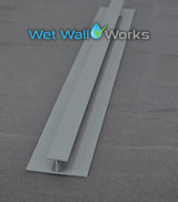 H Trim - Grey - for Wet Wall Panels - 2400mm (h)