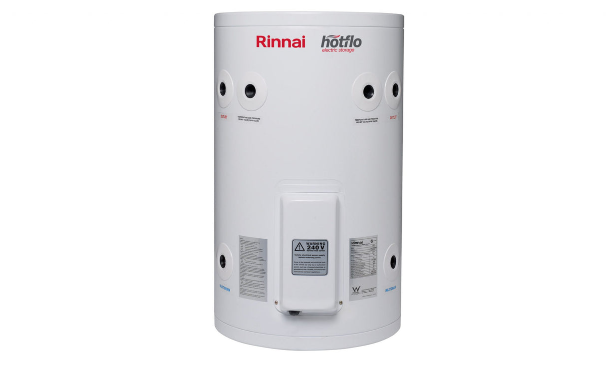 HOTFLO Vitreous Enamel Hot Water Storage Tank 50L Single Element Normal Water 3.6kW