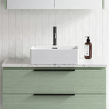 A lifestyle image of Timberline's Iconic Basin 420mm White Gloss