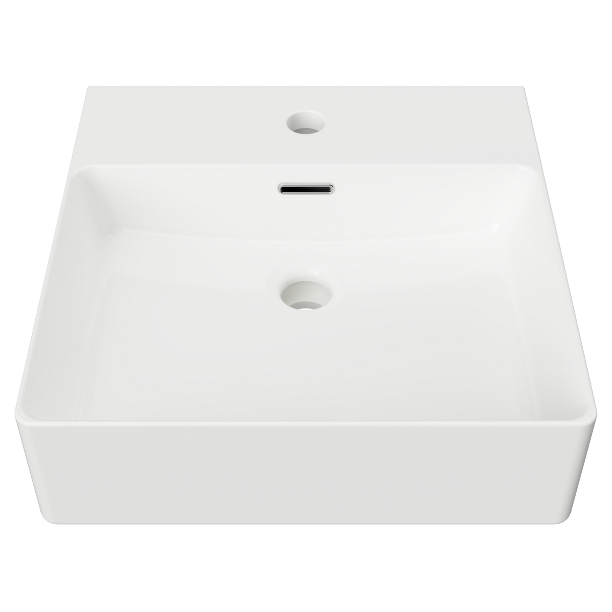 An image of Timberline's Iconic Basin 420mm White Gloss