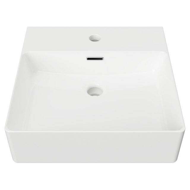 An image of Timberline's Iconic Basin 420mm White Gloss