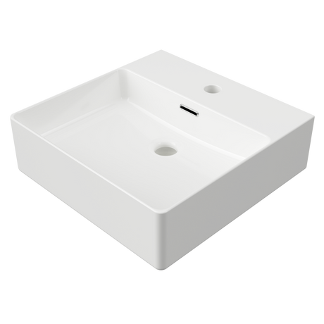 An image of Timberline's Iconic Basin 420mm White Gloss