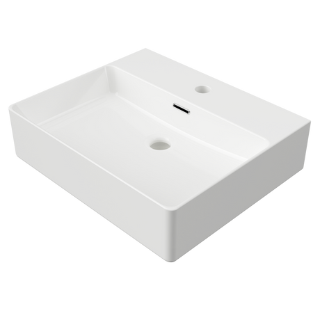 An image of Timberline's Iconic Basin 500mm White Gloss