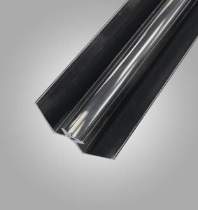 Internal Corner Trim - Black - for Wet Wall Panels - 2400mm (h)