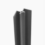 Internal Corner Trim - Grey - for Wet Wall Panels - 2400mm (h)