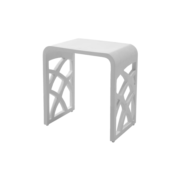 Ivy Shower Stool 400x270mm - White