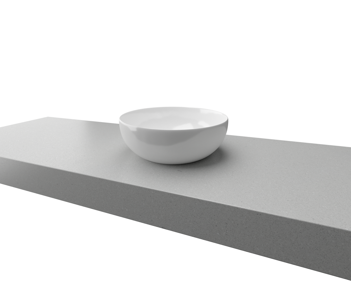 An image of Timberline's Jessie Basin 320mm White Gloss