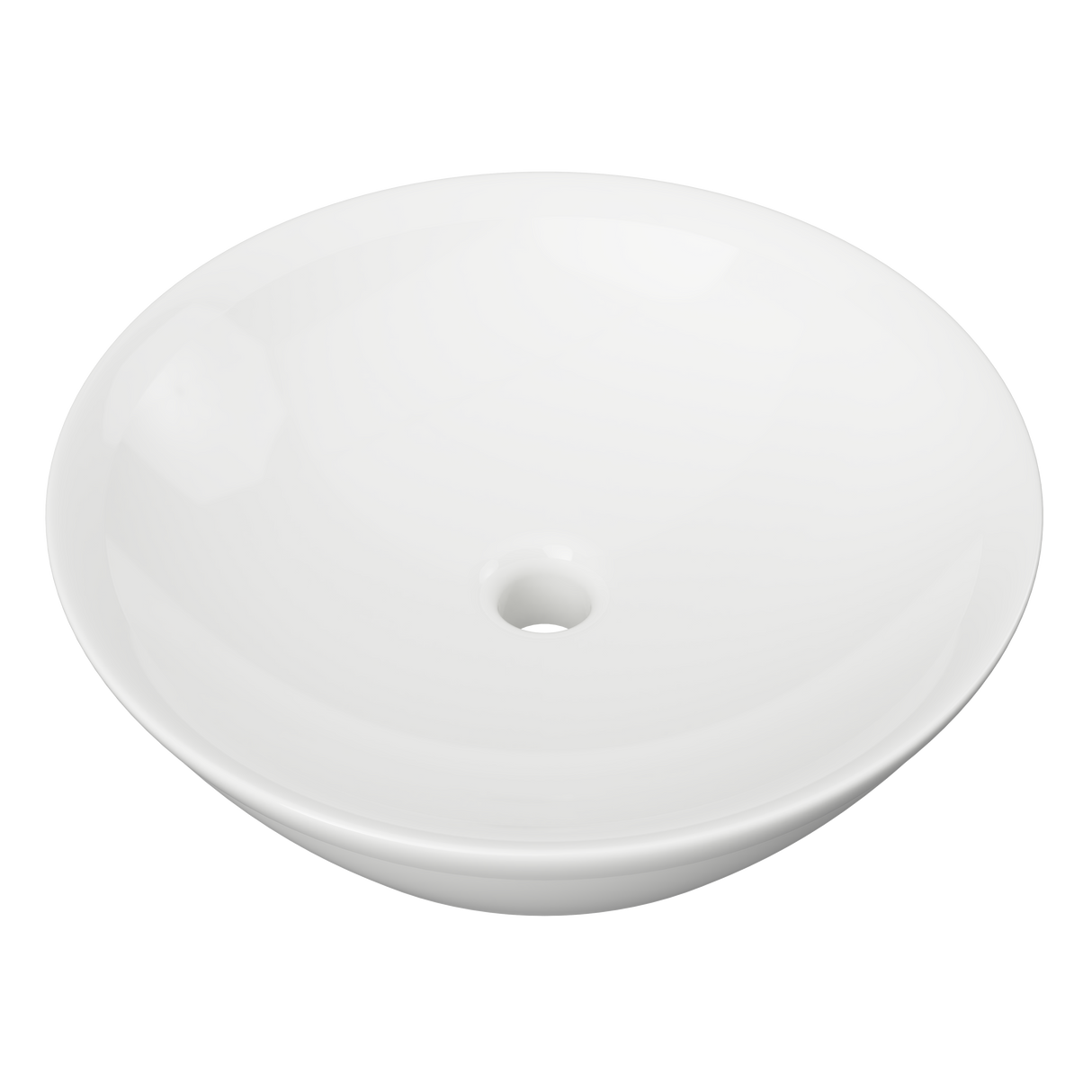 An image of Timberline's Jupiter Basin 450mm White Gloss