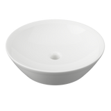 An image of Timberline's Jupiter Basin 450mm White Gloss