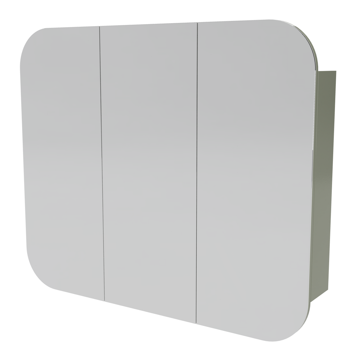 Jazz Arch Mirror Cabinet 1200mm Three Door Platinum Collection (JZA-SC-1200-3-P)
