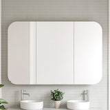 Jazz Arch Mirror Cabinet 1500mm Three Door Gold Collection (JZA-SC-1500-3-G)