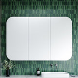 Jazz Arch Mirror Cabinet 1500mm Three Door Gold Collection (JZA-SC-1500-3-G)