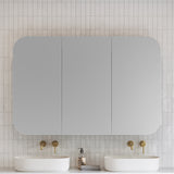 Jazz Arch Mirror Cabinet 1500mm Three Door Platinum Collection (JZA-SC-1500-3-P)