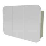 Jazz Arch Mirror Cabinet 1500mm Three Door Platinum Collection (JZA-SC-1500-3-P)