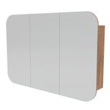 Jazz Arch Mirror Cabinet 1500mm Three Door Gold Collection (JZA-SC-1500-3-G)