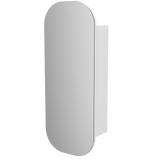 Jazz Arch Mirror Cabinet 400mm Single Door Platinum Collection (JZA-SC-400-S-P)