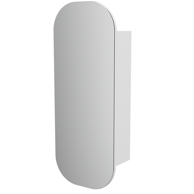Jazz Arch Mirror Cabinet 400mm Single Door Platinum Collection (JZA-SC-400-S-P)