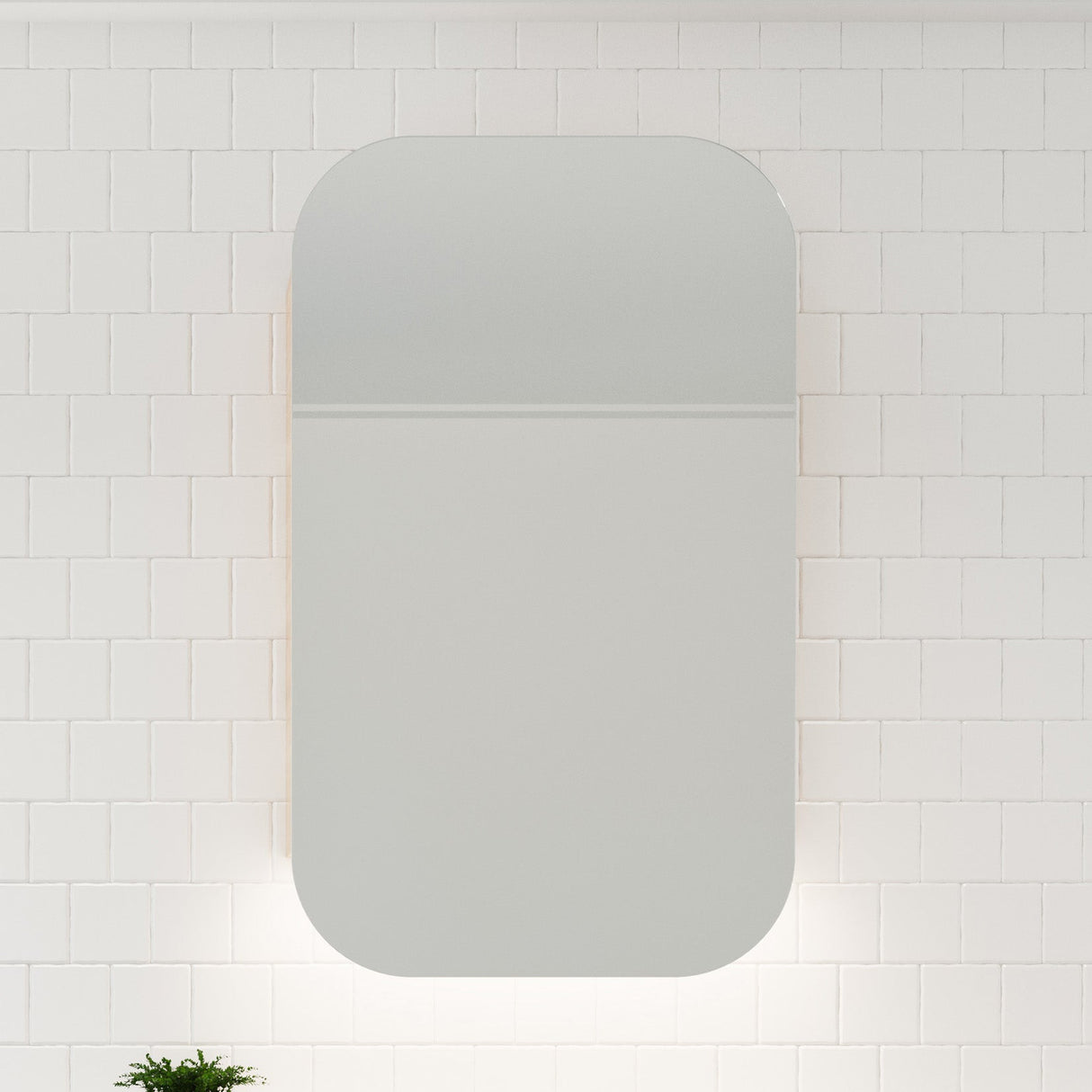 Jazz Arch Mirror Cabinet 600mm Single Door Gold Collection (JZA-SC-600-S-G)