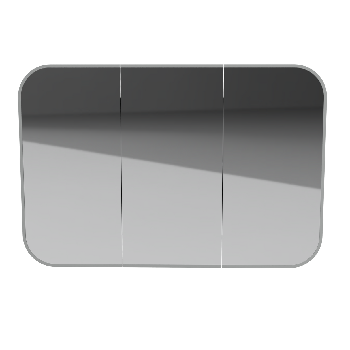 Jazz Arch Frame Mirror Cabinet 1530mm Three Door Platinum Collection (JZAF-SC-1530-3-P)