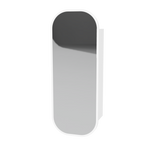 Jazz Arch Frame Mirror Cabinet 430mm Single Door Platinum Collection (JZAF-SC-430-S-P)