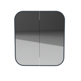 Jazz Arch Frame Mirror Cabinet 930mm Double Door Platinum Collection (JZAF-SC-930-D-P)