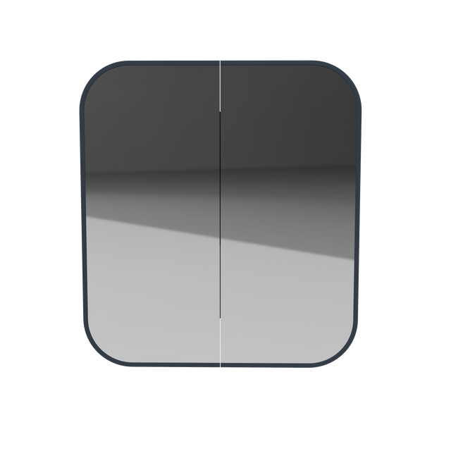 Jazz Arch Frame Mirror Cabinet 930mm Double Door Platinum Collection (JZAF-SC-930-D-P)