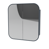 Jazz Arch Frame Mirror Cabinet 930mm Double Door Platinum Collection (JZAF-SC-930-D-P)