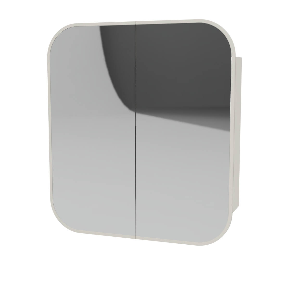 Jazz Arch Frame Mirror Cabinet 930mm Double Door Gold Collection