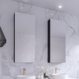 Jazz Mirror Cabinet 400mm Single Door Gold Collection (JZZ-SC-400-S-G)