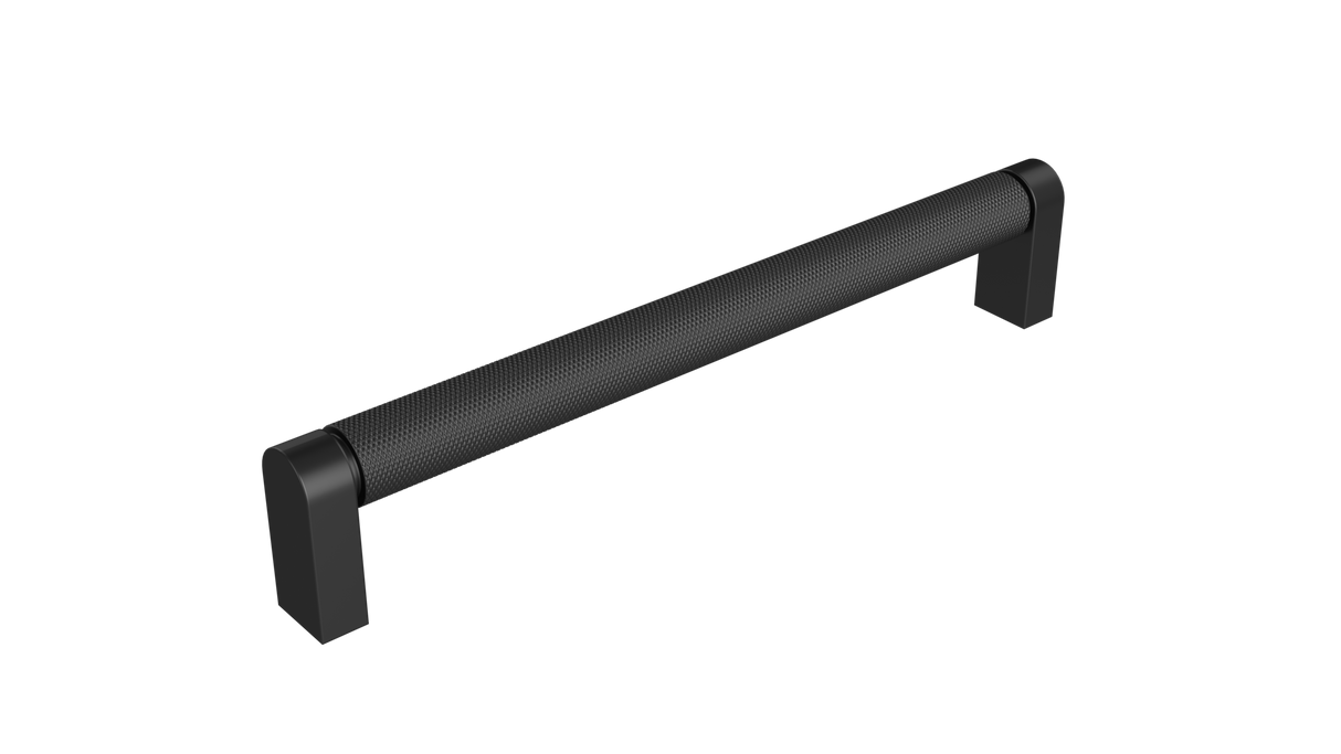 Knurled Bar 202mm Black Handle (KNB-H-202-BL)